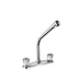 8" Dual Handles Brass Kitchen Faucet